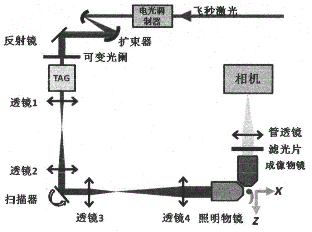 Tri-axial digital scanning light-sheet microscope based on axial ultrahigh-speed scanning