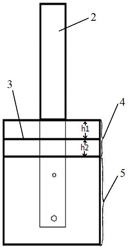 Guard post for roadbed construction and roadbed construction method