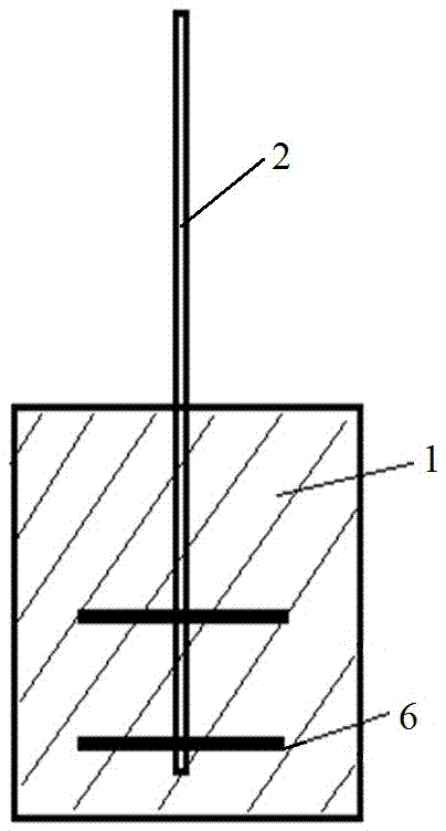 Guard post for roadbed construction and roadbed construction method