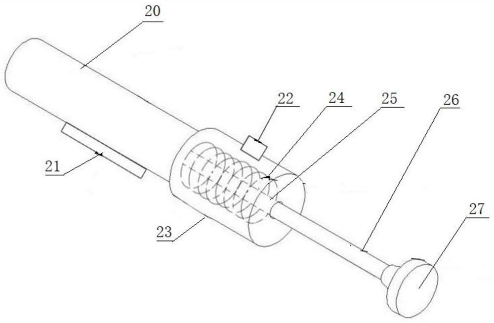 A treatment instrument for ganglion cyst based on the principle of impact dynamics