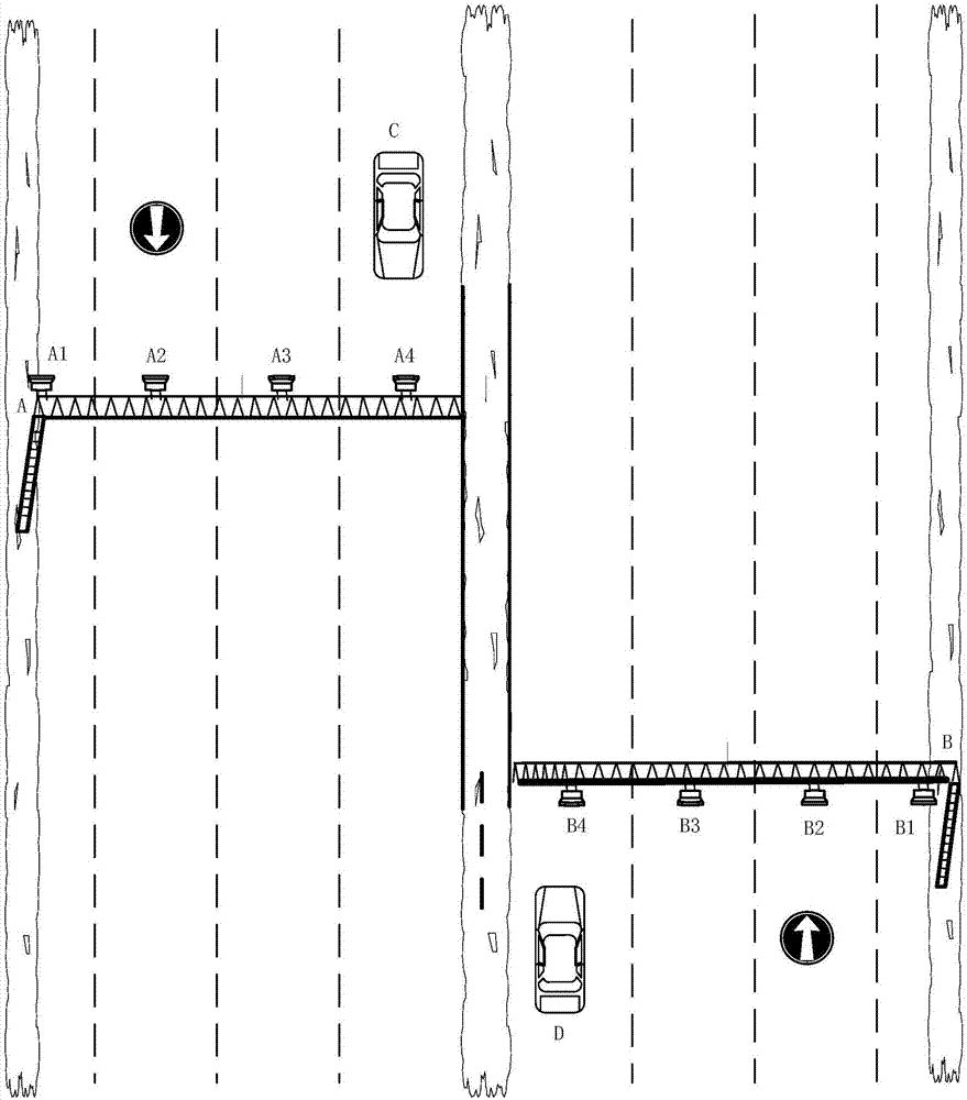 Vehicle driving direction identification method and system, identifier stations, memory and background server