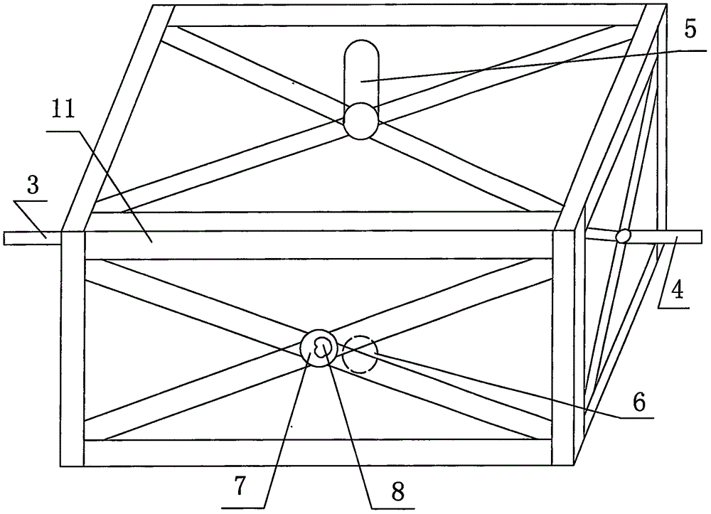 Building blocks produced by using pig blood environmentally friendly glue and straws as well as production method thereof