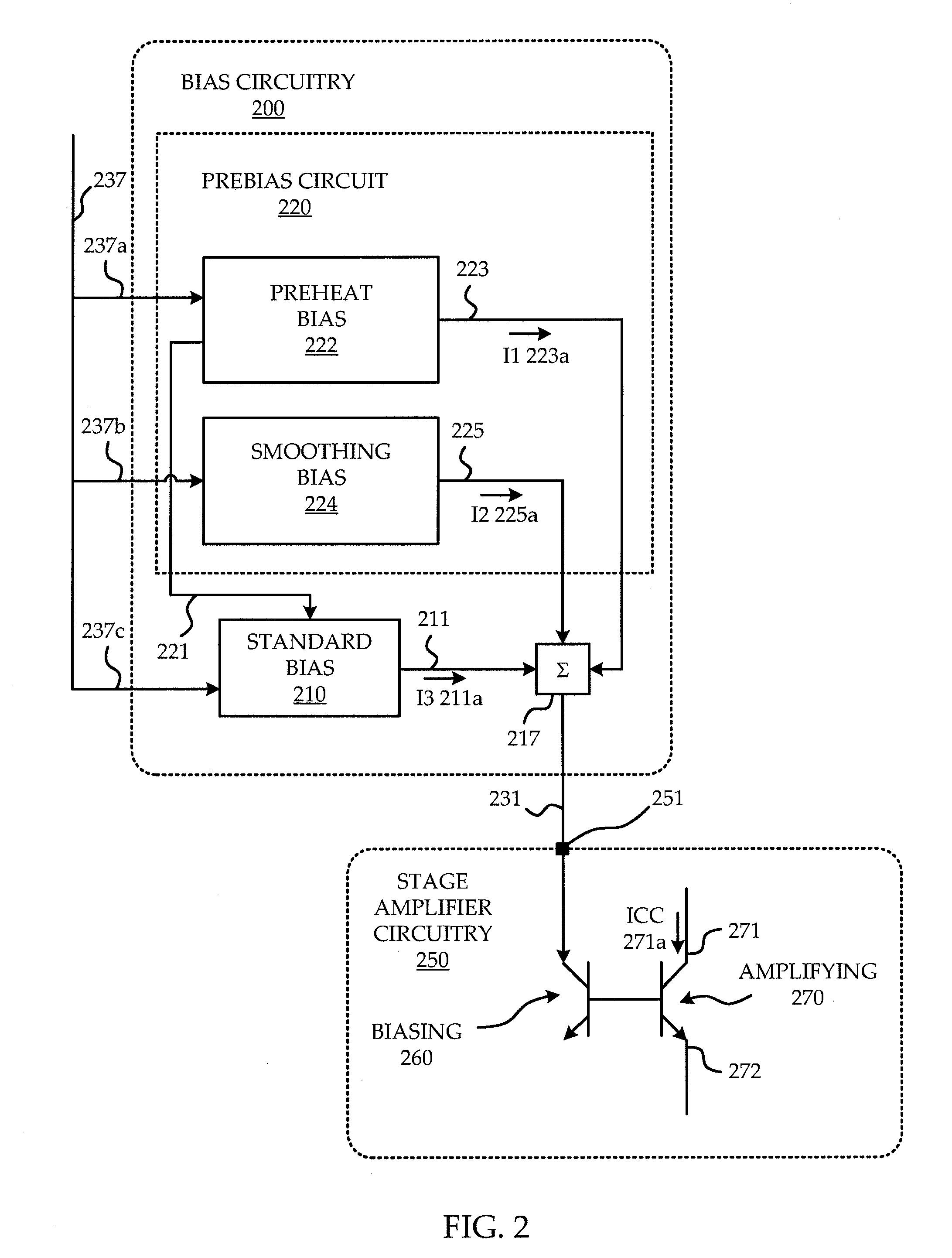 System and method of prebias for rapid power amplifier response correction