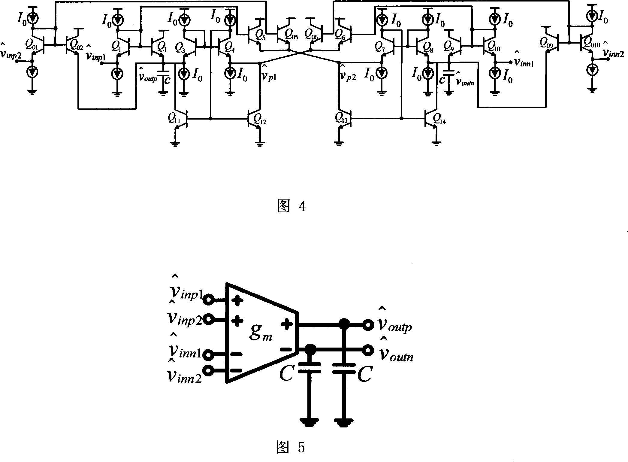 Logarithm field simulation wavelet converting circuit for detecting electrocardiosignal QRS wave