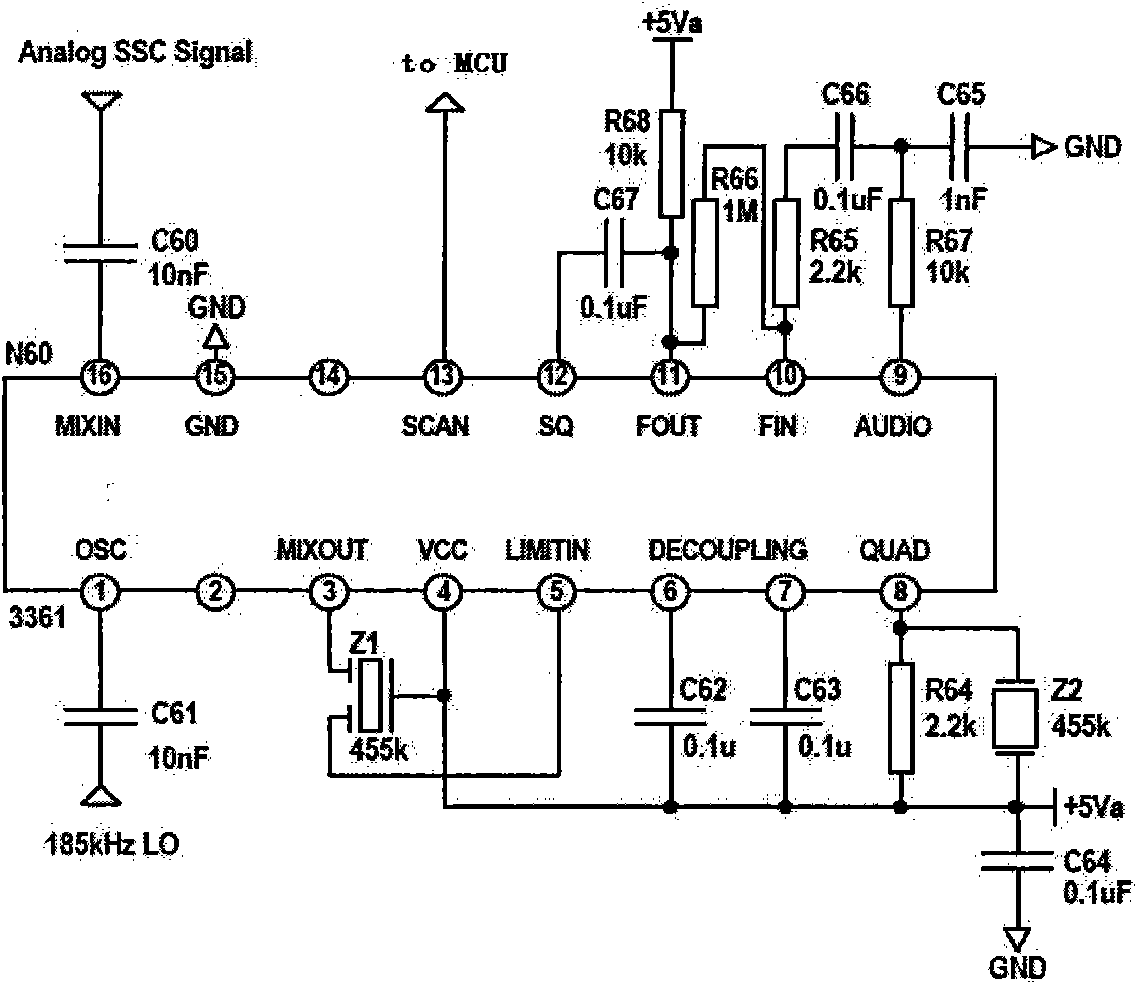 Low-power consumption power carrier communication circuit and method