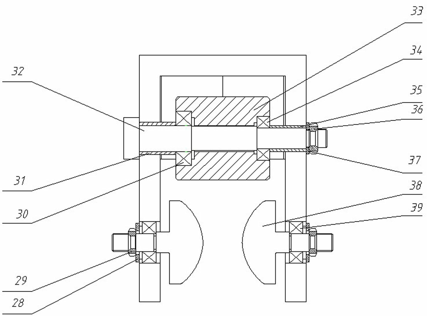 Brick pile reshaping mechanical device