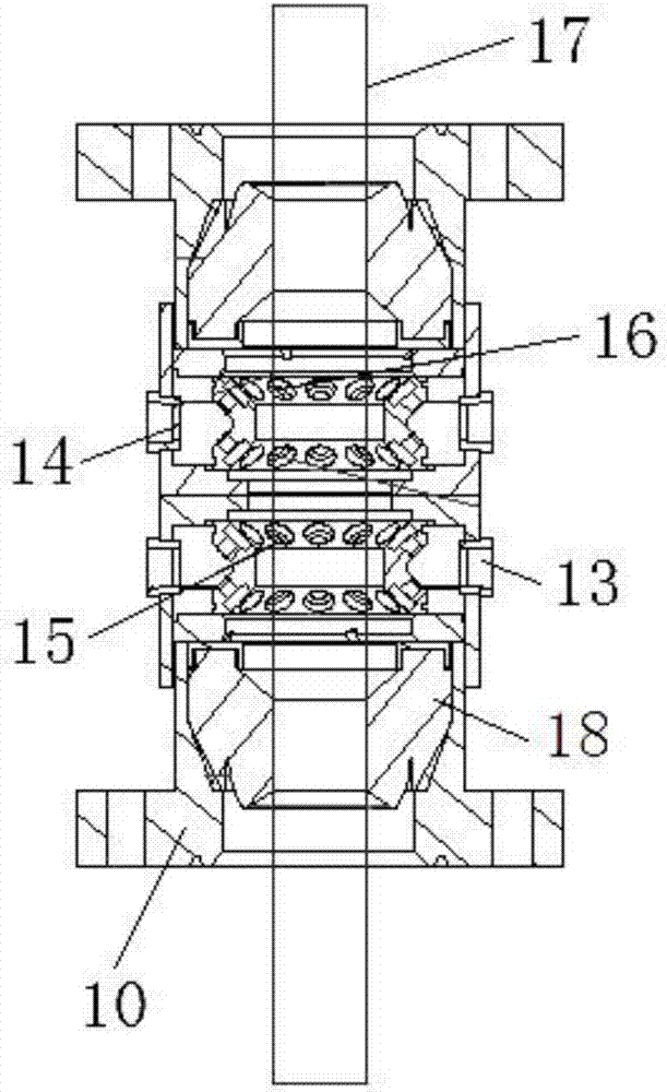 System for cleaning outer wall of oil pipe at wellhead, device and method thereof