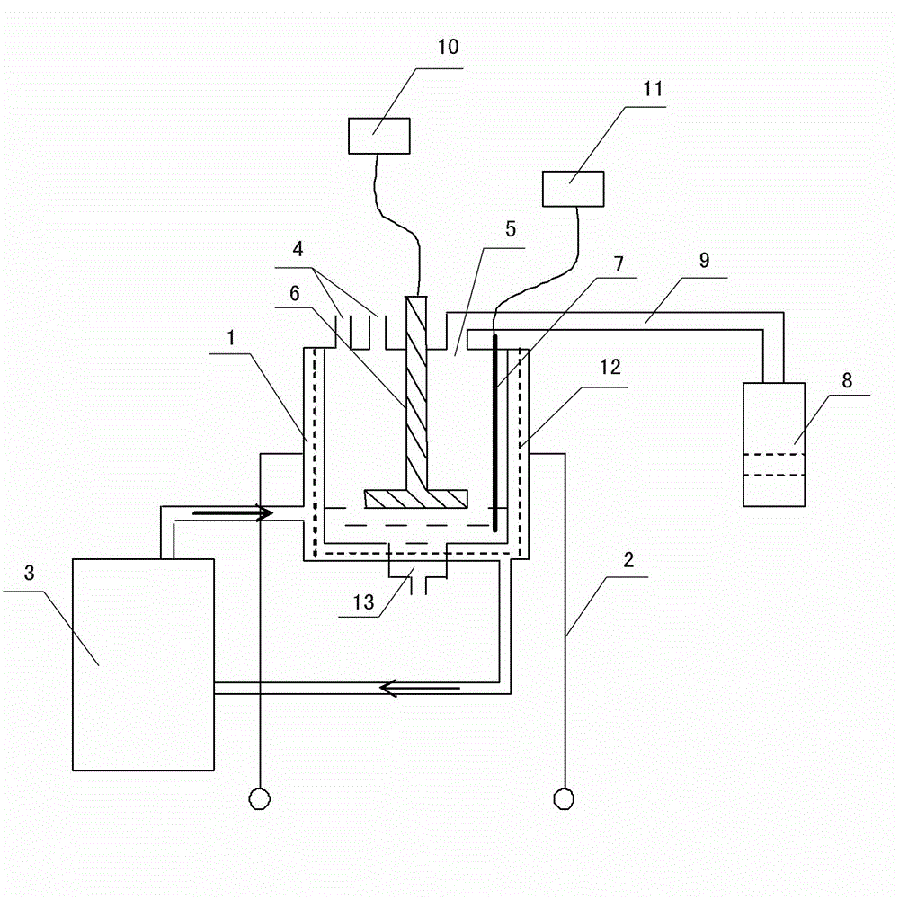 Industrial large-scale reaction vessel for preparing graphene