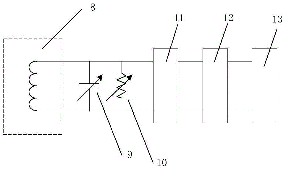 Controllable composite damping structure adopting magnetostrictive material