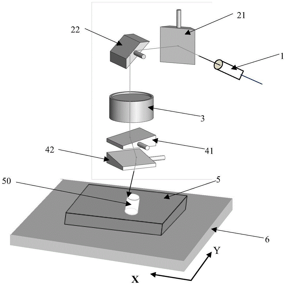 Machining device and method capable of realizing zero taper and reverse taper drilling