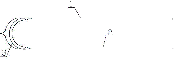 Internal reflective vacuum heat collector, forming device and close-packed heat collector