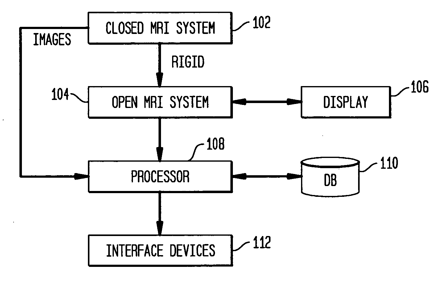 Method of registering pre-operative high field closed magnetic resonance images with intra-operative low field open interventional magnetic resonance images