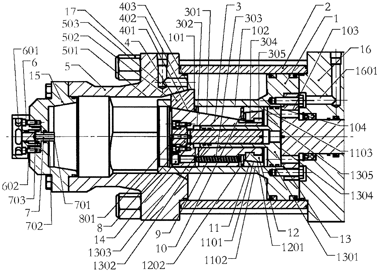 Hydraulic locking device for ram bop