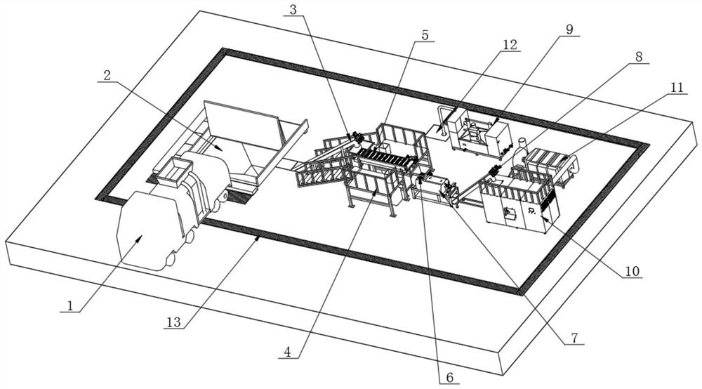 Kitchen waste recycling aerobic treatment system device