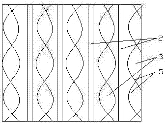 Jacquard-downy strip looped fabric