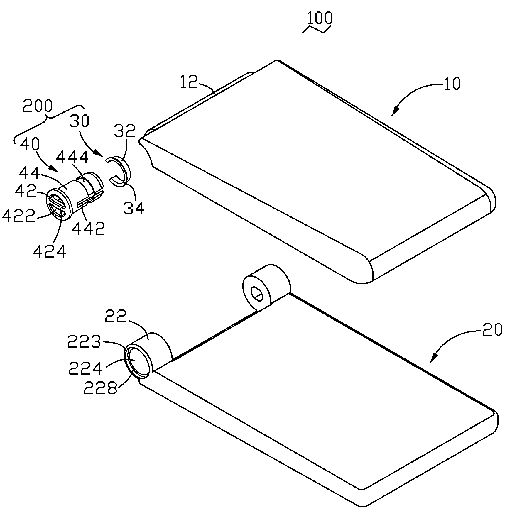 Strap holding structure