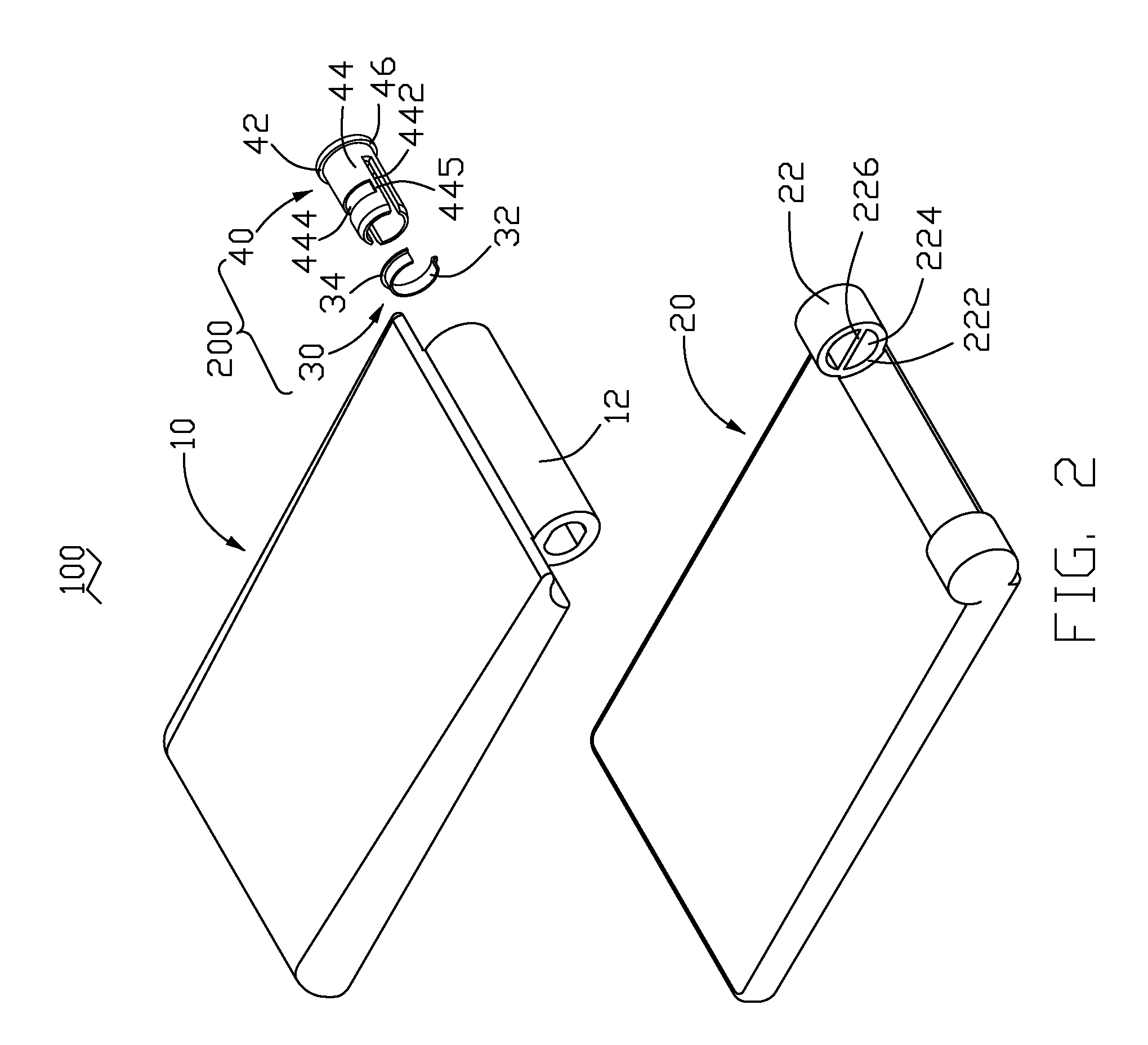 Strap holding structure