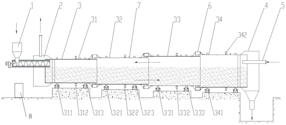 A split-type multi-stage drum fermentation reactor and fermentation method