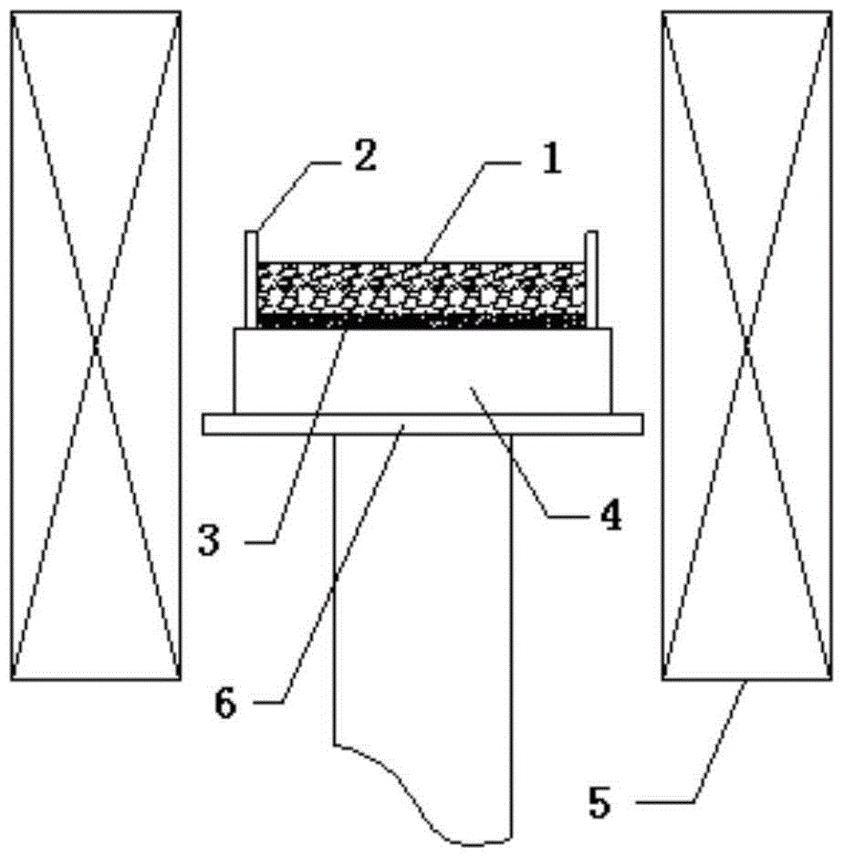 Test method for iron ore powder sintering assimilation flux amount and speed