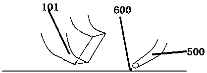 Cleaning sweeper truck waste gas utilization device