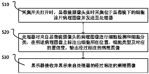 Pathological image processing method and system