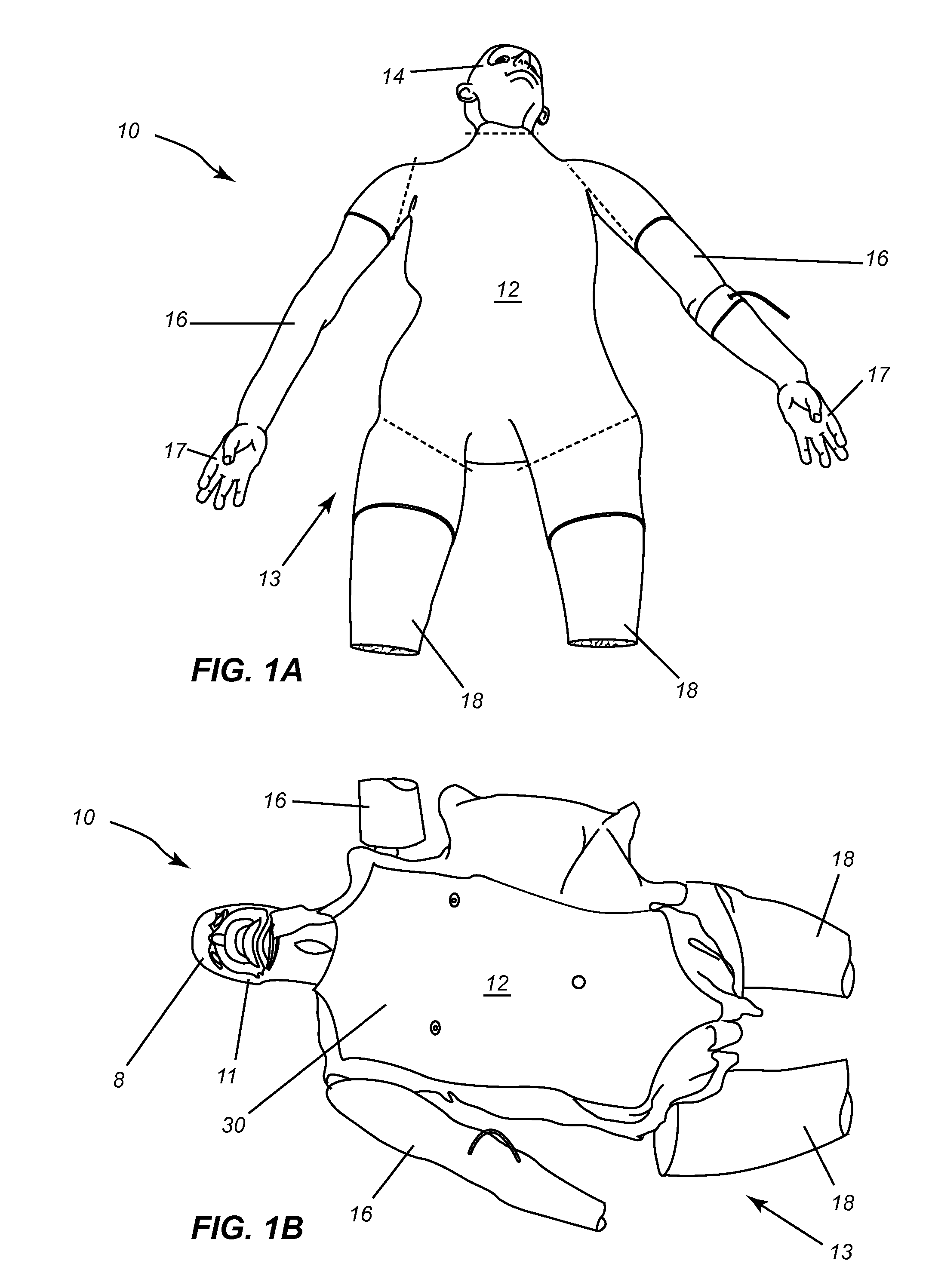 Removable tension-pneumothorax-simulator cartridge for use with a patient simulating mannequin