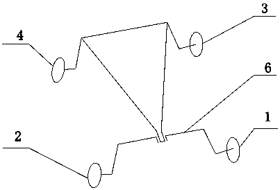 Suspension frame structure of wheel type robot