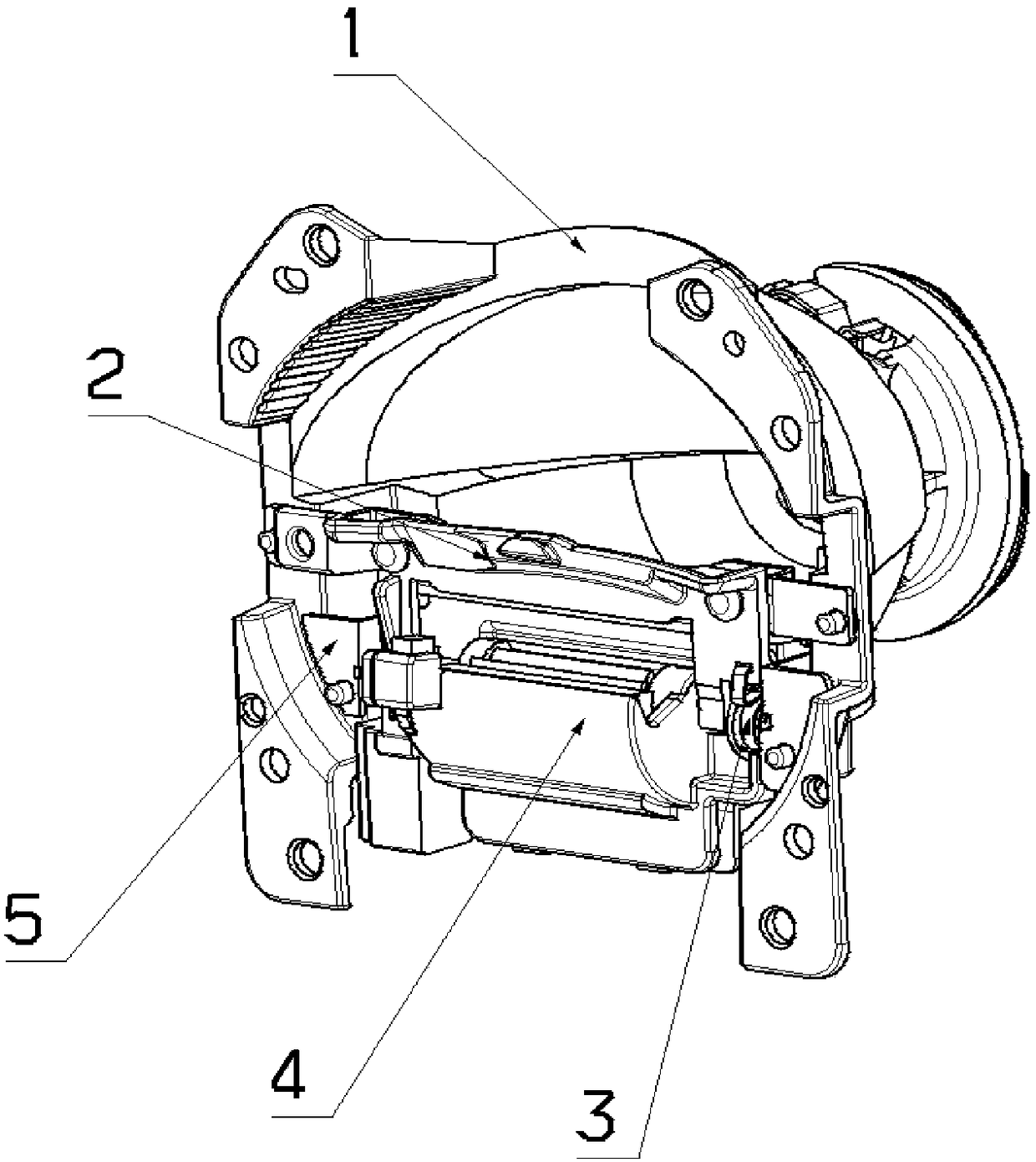 A shaft sub-assembly of a light type conversion drive device and its application