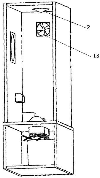 Emergency ecological public lavatory for disaster areas