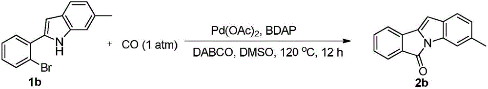 Method for normal-pressure efficient synthesis of 6H-isoindole [2,1-a] indole-6-ketone compounds