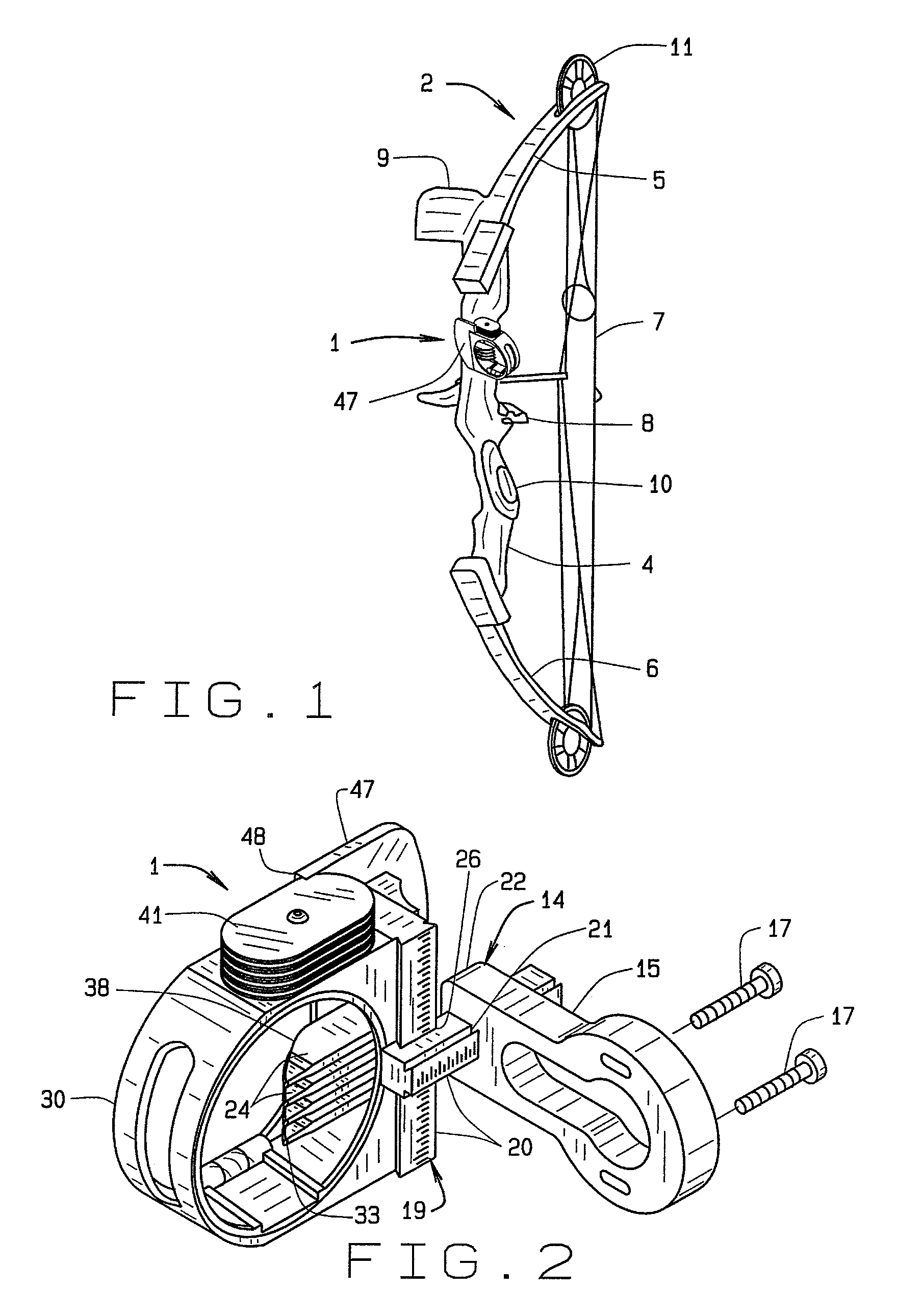 Bow sight with controlled light intensity sight pin