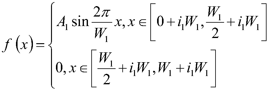 A single row two-dimensional time grating linear displacement sensor