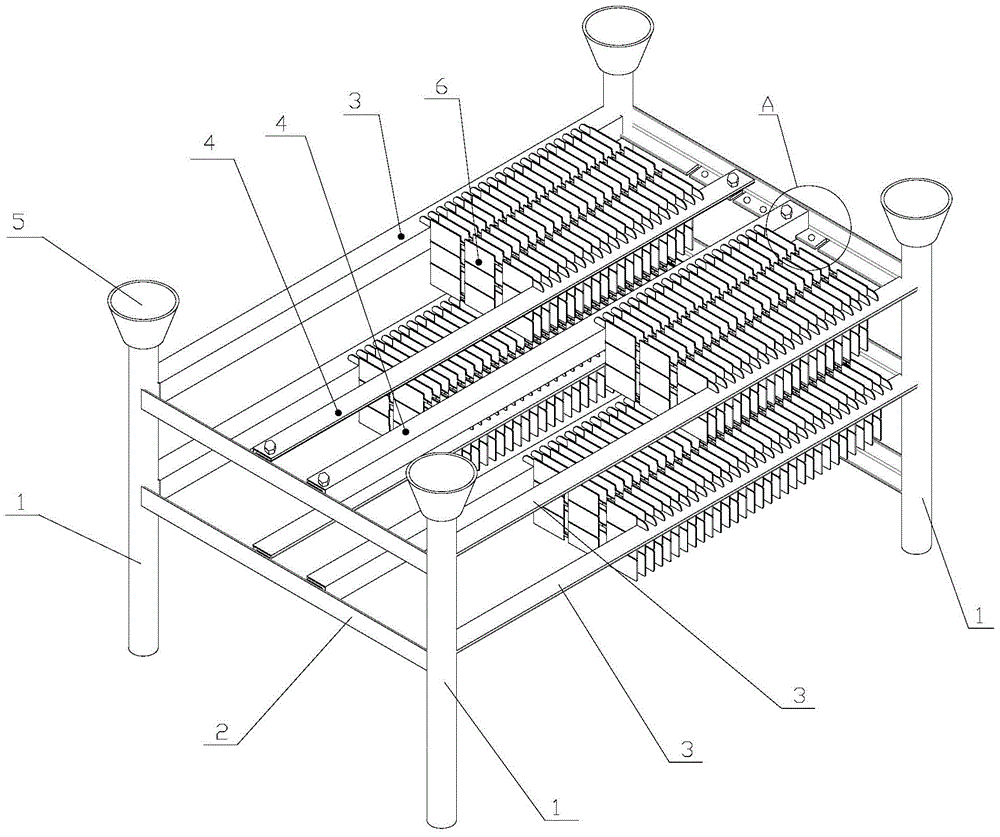 Processing technology of plastic-coated angle steel and battery plate curing frame using the plastic-coated angle steel