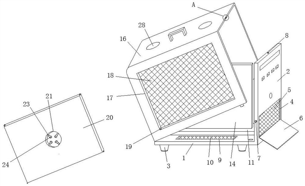 Computer equipment special for computer teaching and convenient to disassemble