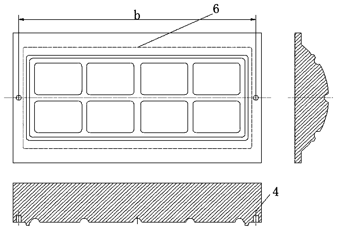 Preparation method of titanium alloy thin-wall lightweight covering cap part