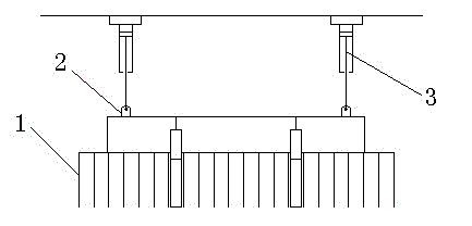 Automatic stuff bubble removing device for gassed building block production