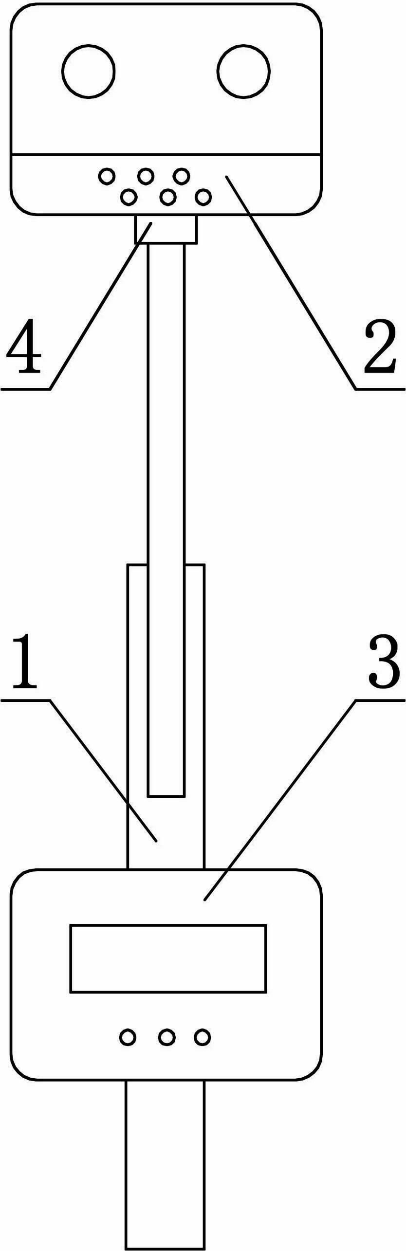 Dual-lens LCD meter reading instrument