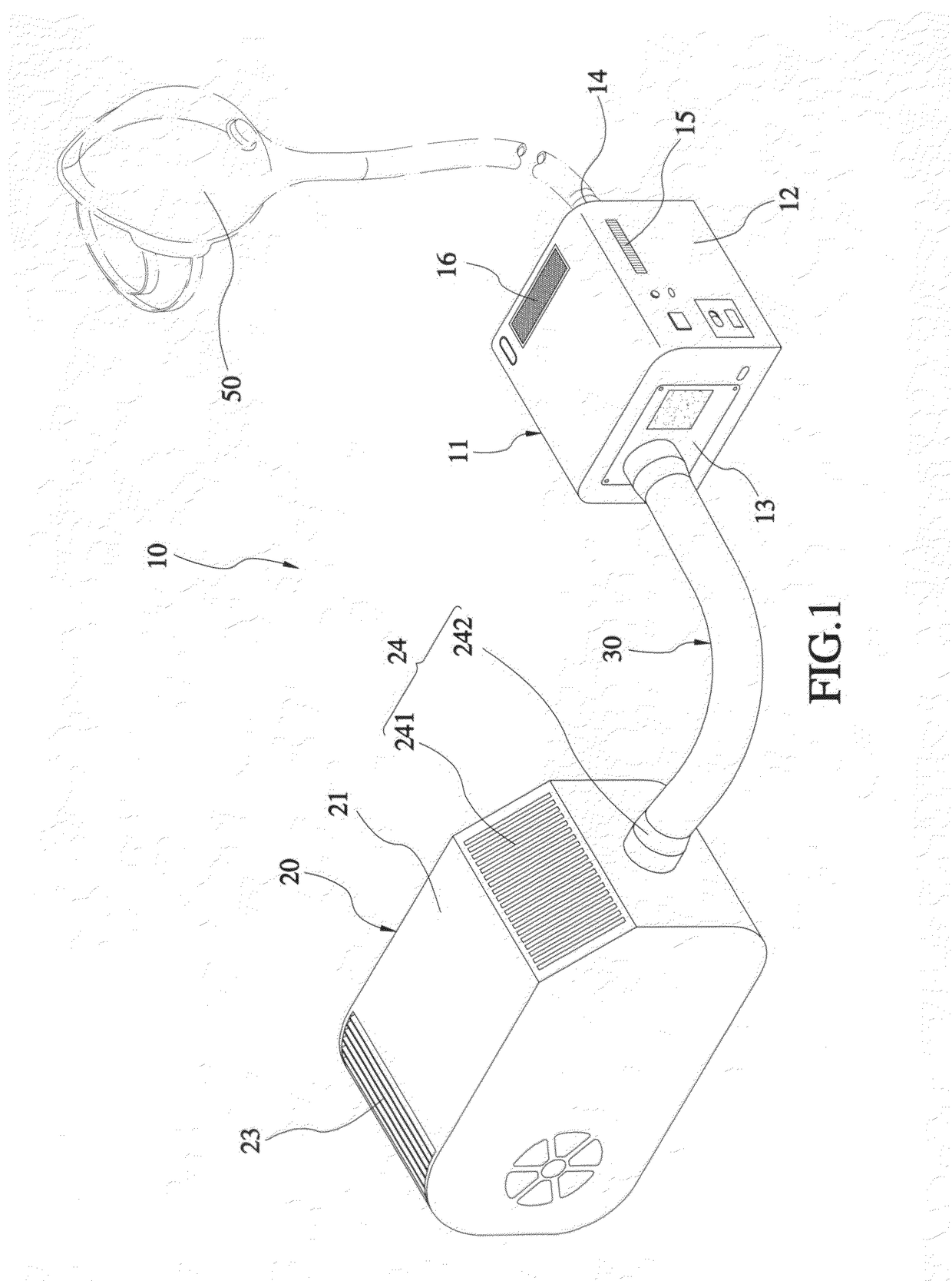 Respirator assembly