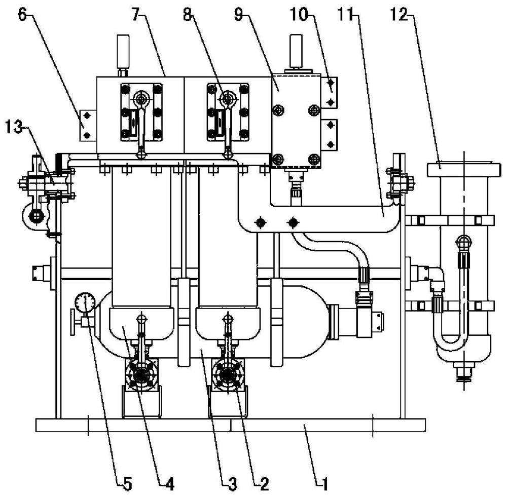 An integrated pump station liquid supply system