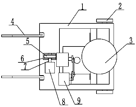 Special seedling cutting device for panax notoginseng on field ridges