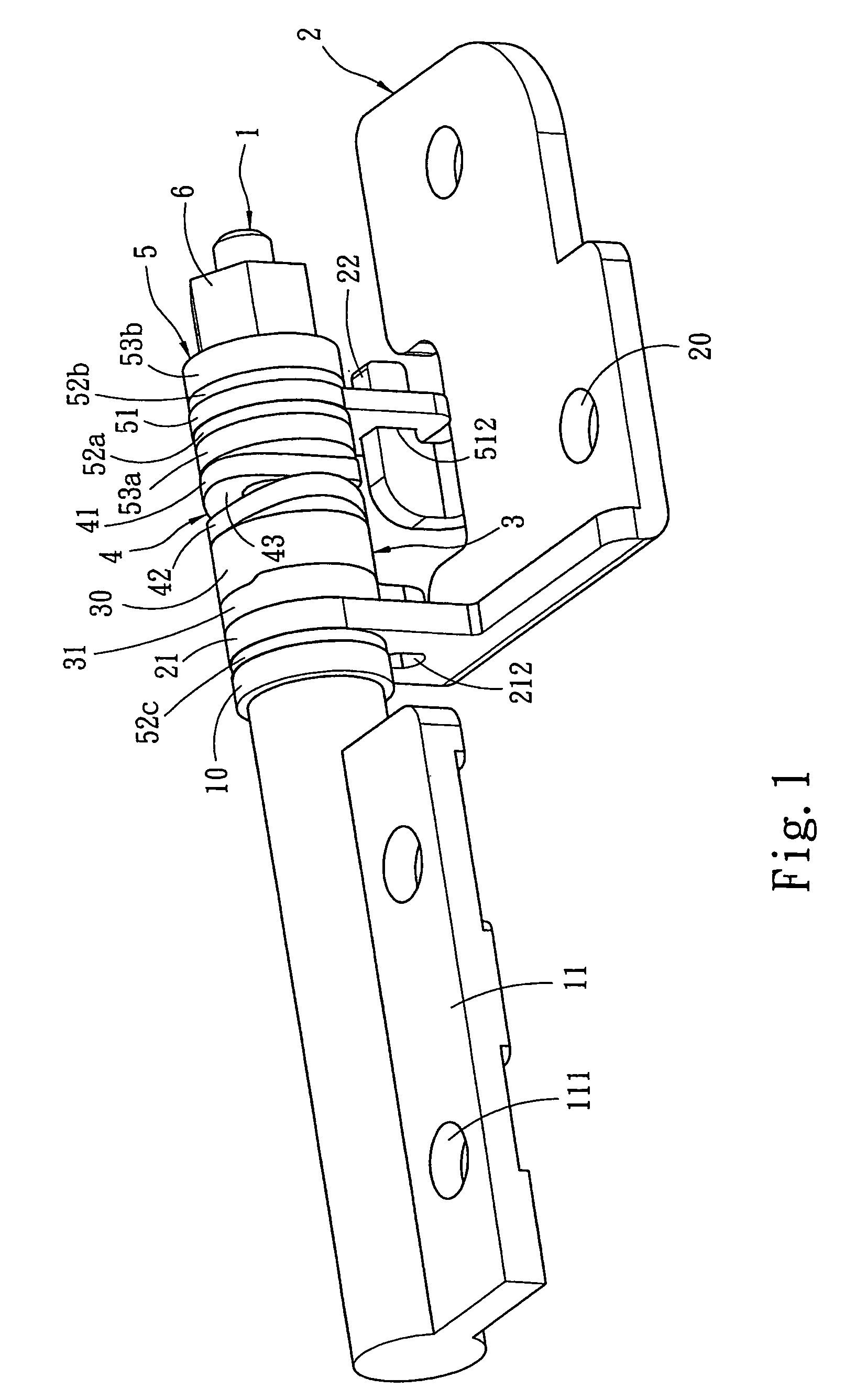 Hinge for anchoring and folding on a small pintle