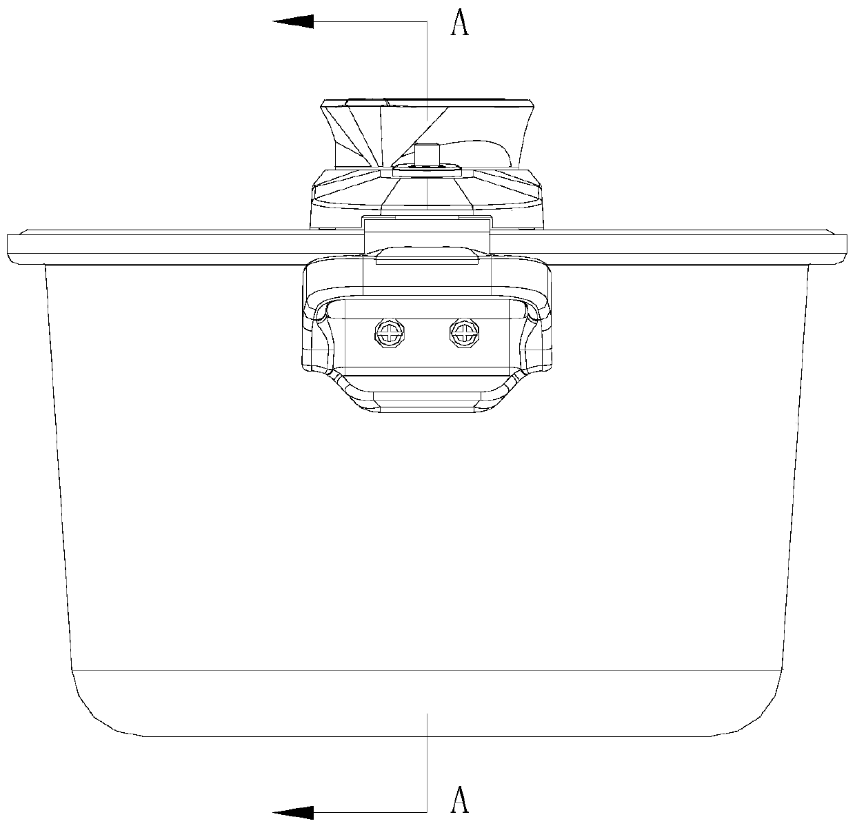 Micro-pressure cooker with one-key control function