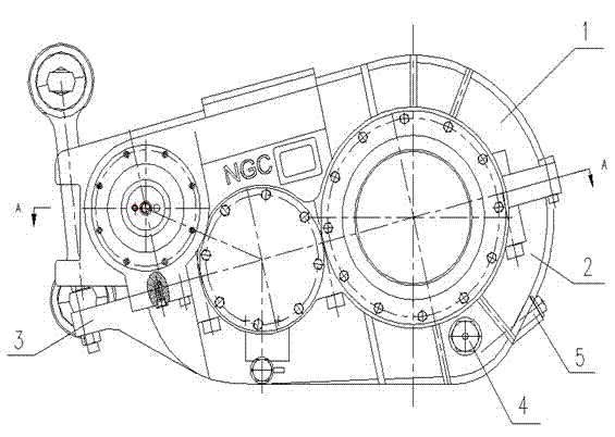 Rail transit gearbox