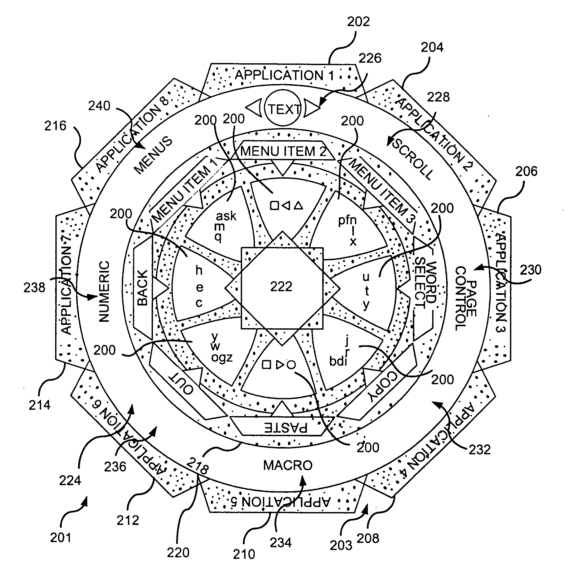 Navigational interface for mobile and wearable computers