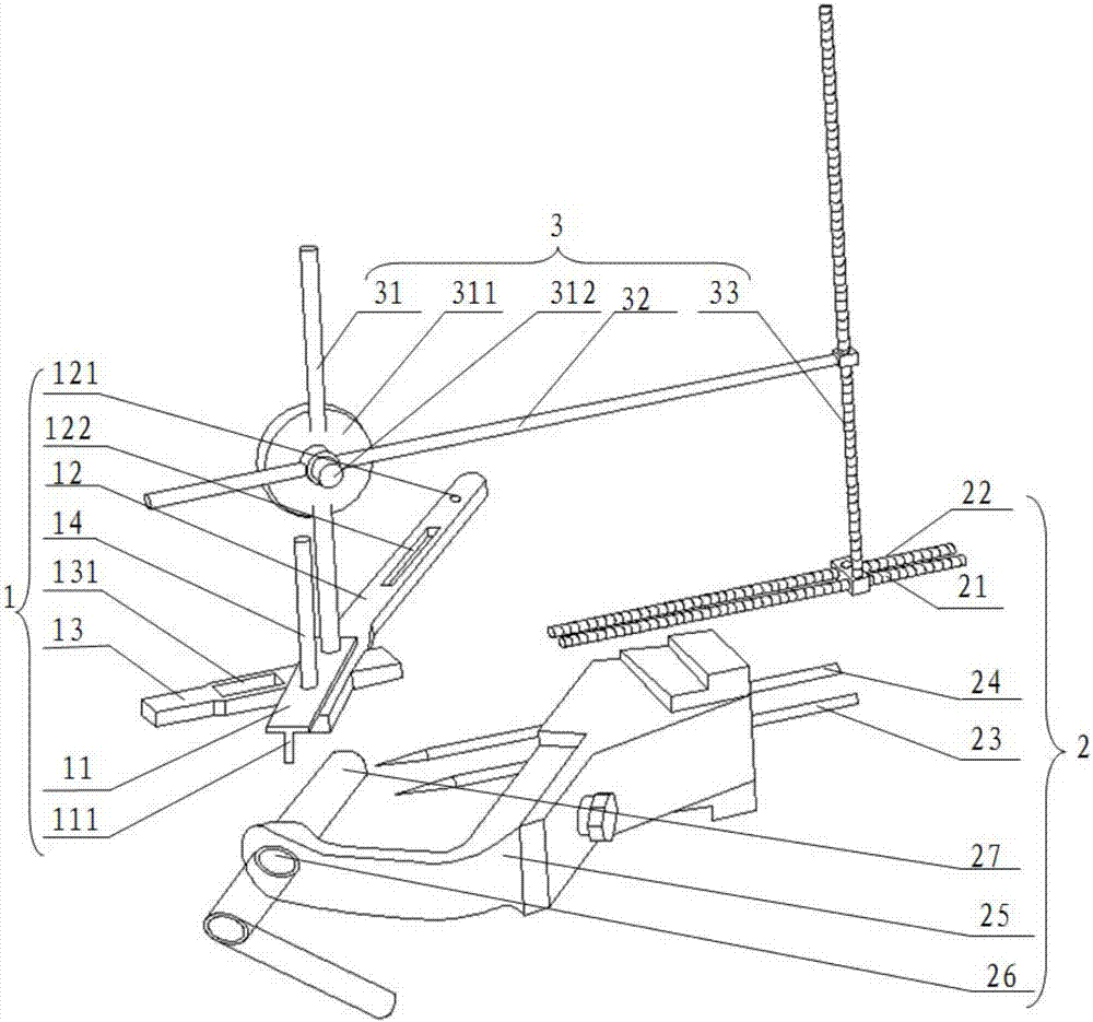 Auxiliary device in intramedullary nail internal fixation operation