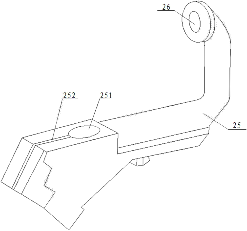 Auxiliary device in intramedullary nail internal fixation operation