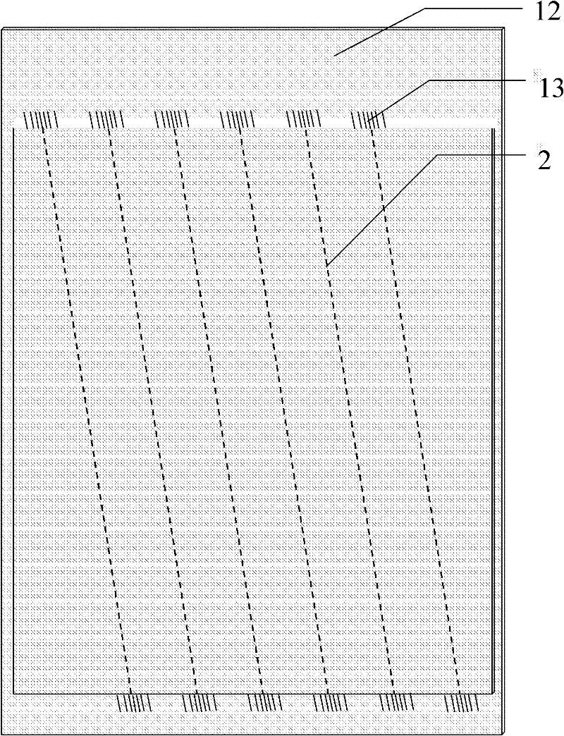 Root box test device used for rhizosphere microzone study