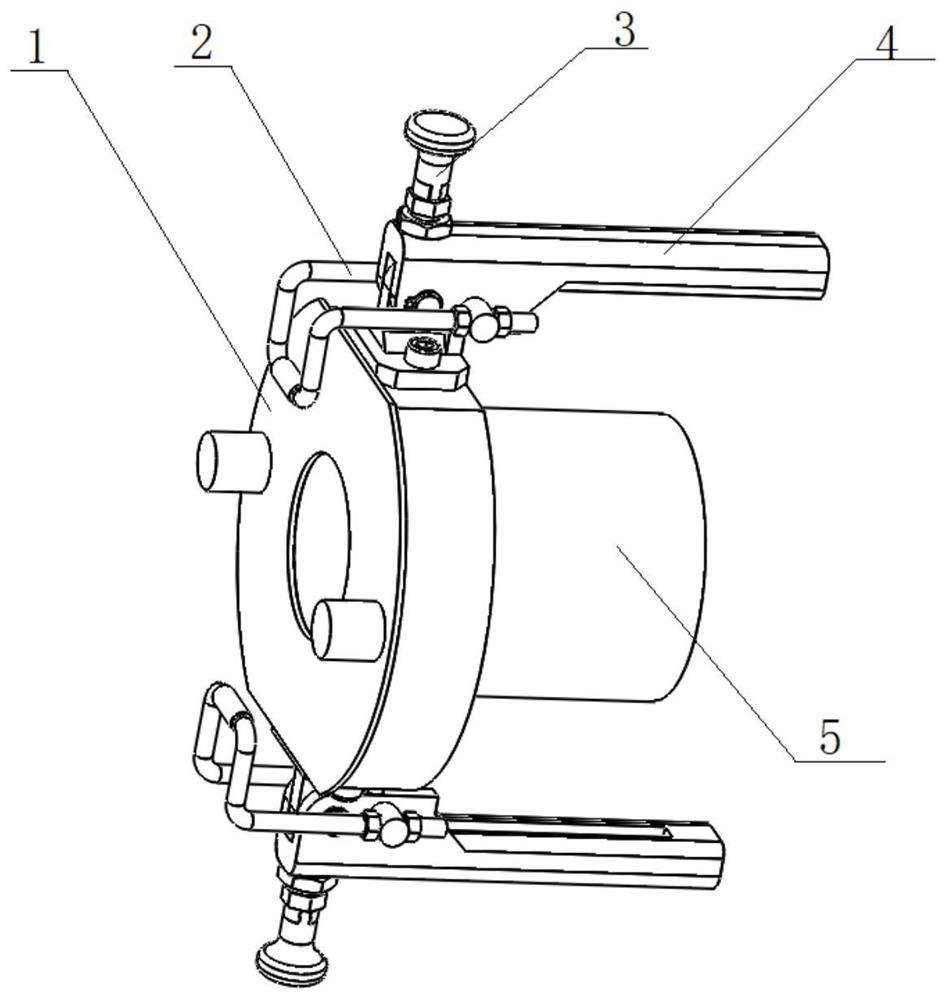 A pipe precision butt joint, quick lock joint