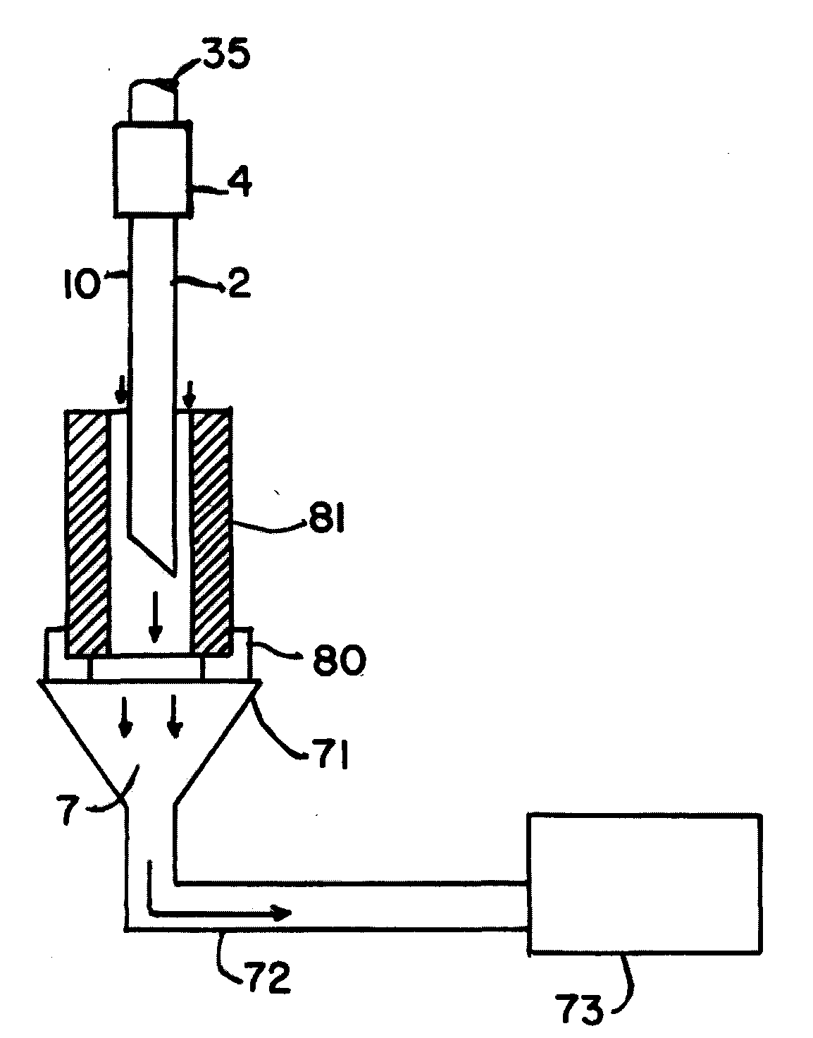 Vertical laser cladding system