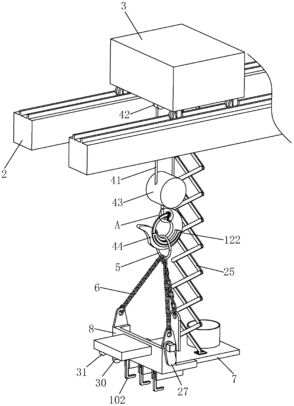 Lifting appliance of concrete pipe piles